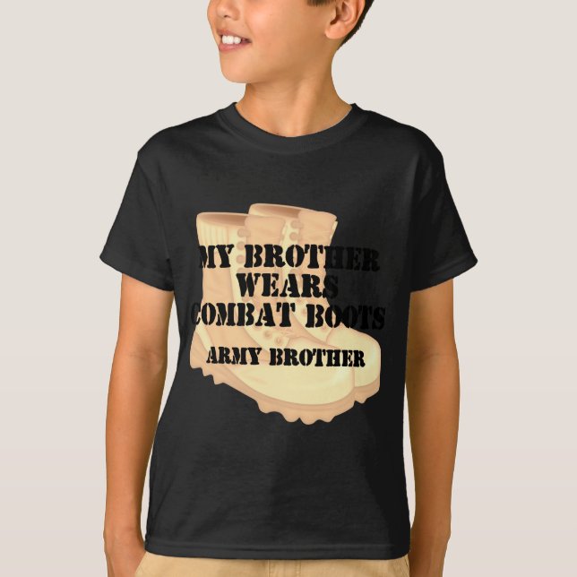 Camiseta Botas de combate del desierto de Brother Brother (Anverso)