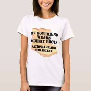 Camiseta Botas de combate del desierto de la novia del