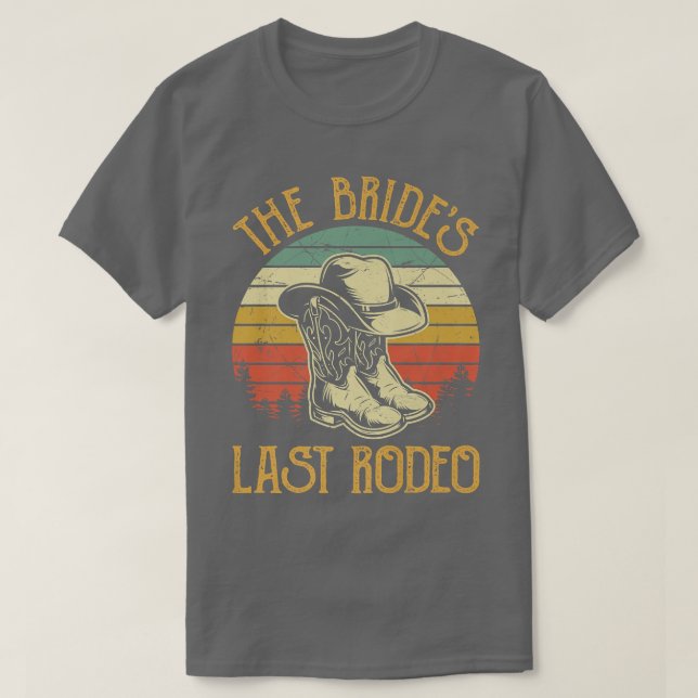 Camiseta Botas de fiesta de soltera de la novia Sombrero La (Diseño del anverso)