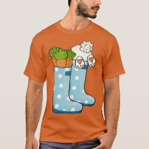 Camiseta botas de lluvia de primavera