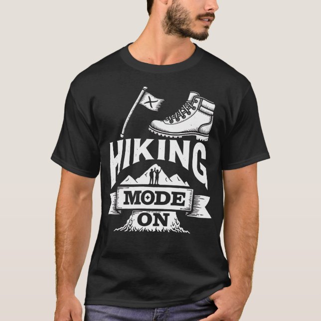 Camiseta Botas de senderismo (Anverso)