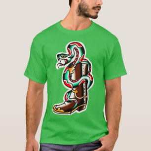 Camiseta botas de serpiente woody tatuaje tradicional