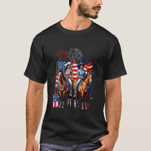 Camiseta Botas de vaquera para niñas y mujeres para cabalga