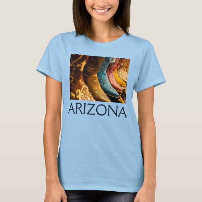 Camiseta Botas de vaquero a la venta, Arizona (Anverso)