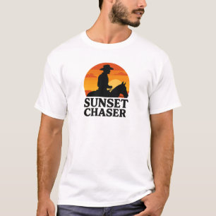 Camiseta Botas de vaquero negras con gráfico de patadas de