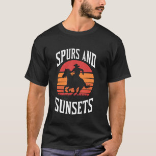 Camiseta Botas de Vaquero Rancho Estilo de Vida Vaquero Tem