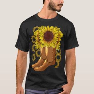 Camiseta Botas de Vaquero Rodeo Mujeres Regalo de Florista