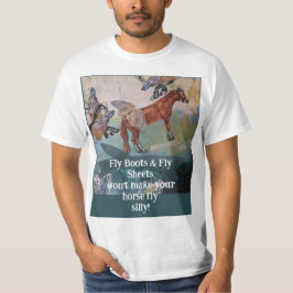 Camiseta botas de vuelo caballos
