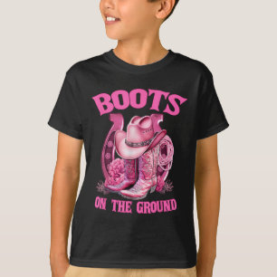 Camiseta Botas En El Suelo Country Western Vaquero Vaquera