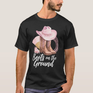 Camiseta Botas En El Suelo Música Country Vibraciones De Bo