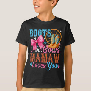 Camiseta Botas o Arcos Mamaw te Ama Revelación de Género Fa