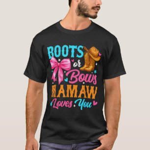 Camiseta Botas o Arcos Mamaw te Ama Revelación de Género Fa