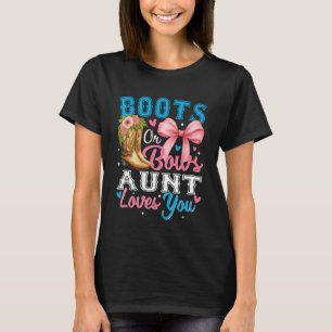 Camiseta Botas o Lazos La Tía Te Ama Revelación de Género F