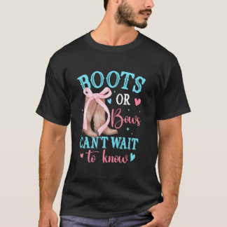 Camiseta Botas o lazos no pueden esperar para saber la reve