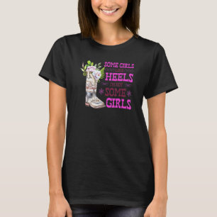 Camiseta Botas Occidentales Frase de Vaquera Rodeo Sureño P