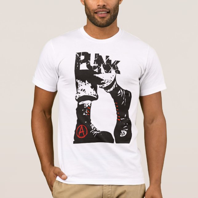 Camiseta Botas punkyes de la anarquía (Anverso)