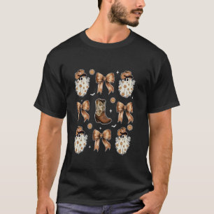 Camiseta Botas vaqueras occidentales de fantasma de Hallowe