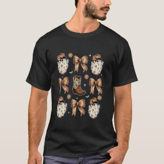 Camiseta Botas vaqueras occidentales de fantasma de Hallowe
