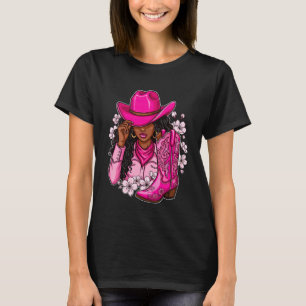 Camiseta Botas vaqueras occidentales de melanina vaquera oc