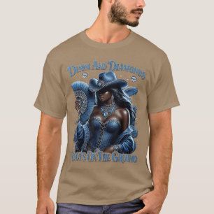 Camiseta Botas Vaqueras Onhe Ground Denim and Diamonds Cowg