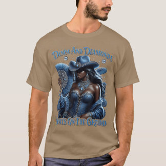 Camiseta Botas Vaqueras Onhe Ground Denim and Diamonds Cowg