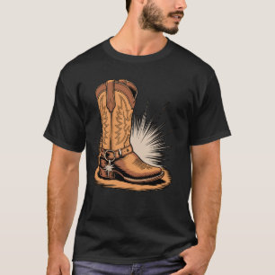Camiseta Botas Vaqueras Western