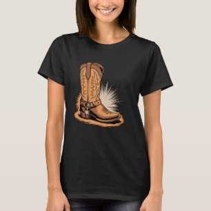 Camiseta Botas Vaqueras Western