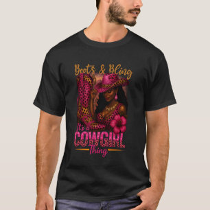 Camiseta Botas y Brillo Es cosa de vaqueras Glam Coun