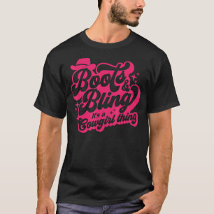Camiseta Botas y Brillo Es Cosa de Vaqueras Occidental Vaqu