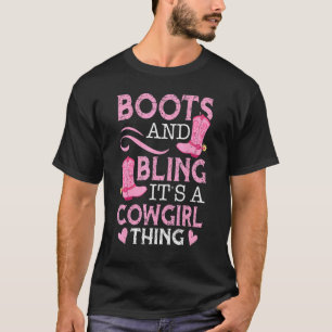 Camiseta Botas y Brillo Es Cosa de Vaqueras  Para Una Vaque