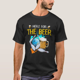 Camiseta Bote Aquí Para La Cerveza De La Bola De Cerveza