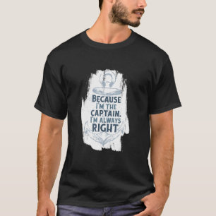 Camiseta Bote Capitán Vida Mejor En Un Baco