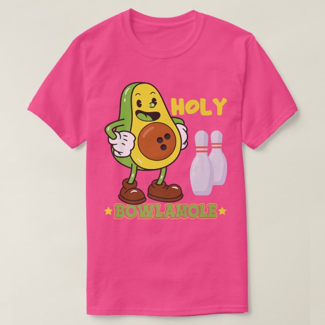 Camiseta Bote de aguacate Guacamole Bowler (Diseño del anverso)