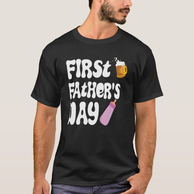 Camiseta Bote de cerveza del Día del Padre de los Hombres P (Anverso)