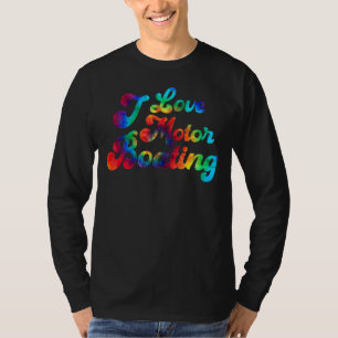 Camiseta Bote de hielo para motor me encanta el barco