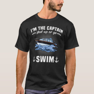 Camiseta Bote deportivo Gorra del capitán del barco de vela