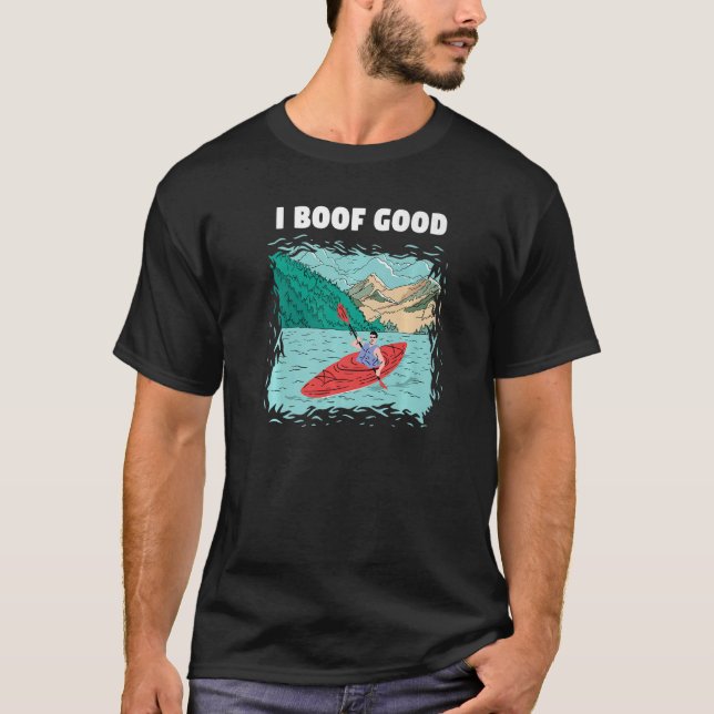 Camiseta Bote Good Whitewater Kayaking Premium (Anverso)