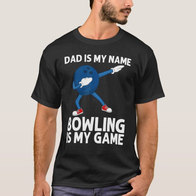 Camiseta Bote Para Papá Papá Dabbing Ball Césped Candle Bow (Anverso)