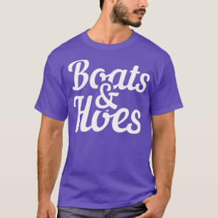 Camiseta Bote Y Hoes Graciosos Regalo De Fiesta De Bote