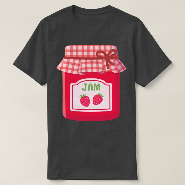 Camiseta Botella clásica de fresa (Diseño del anverso)