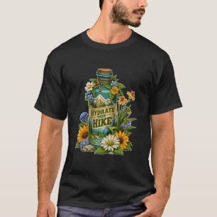 Camiseta Botella de Agua de Naturaleza Hidratar Luego Camin