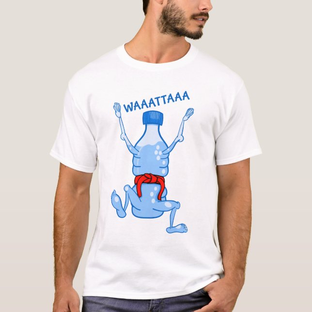 Camiseta Botella de agua divertida para beber Karate Hydrat (Anverso)