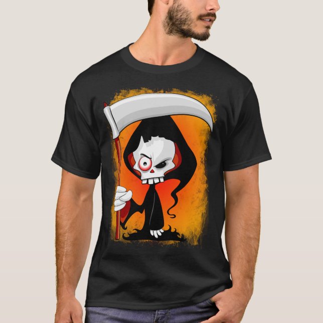 Camiseta Botella de agua Grim Reaper Personalizado (Anverso)