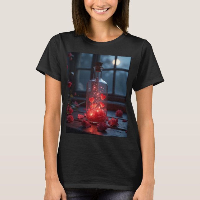 Camiseta Botella de amor encantada (Anverso)
