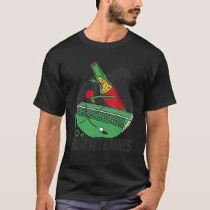Camiseta Botella De Cerveza Con Mesa De Tenis Bat Beer