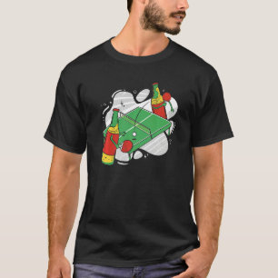 Camiseta Botella De Cerveza Con Pestaña De Bate De Tenis De