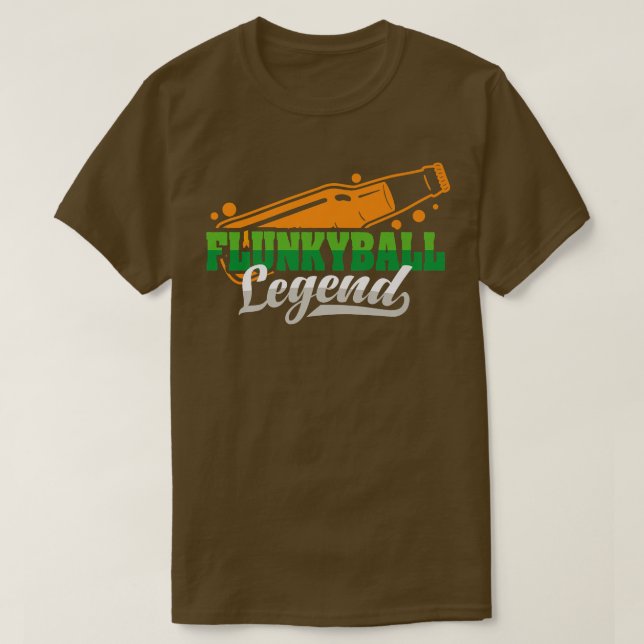 Camiseta Botella de cerveza Flunky Ball Leyenda Juego de be (Diseño del anverso)