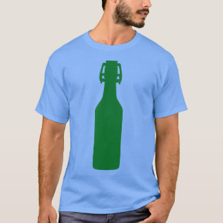 Camiseta Botella de cerveza verde