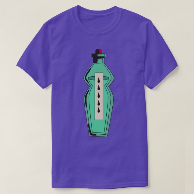 Camiseta Botella de curvatura de alquimia (Diseño del anverso)