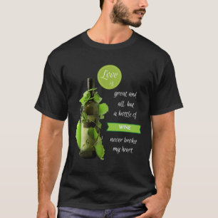 Camiseta Botella De Ensayo De Vino De Cepa De Vino